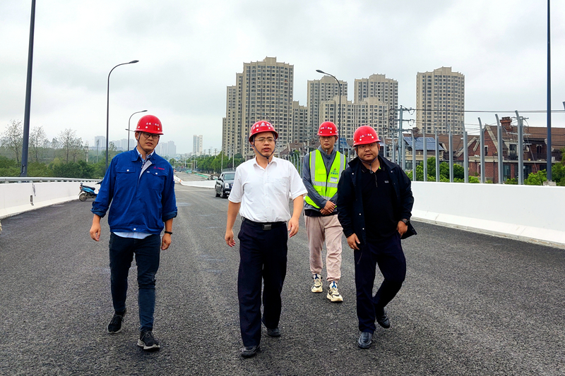 公司黨委書記、董事長錢申春調(diào)研西二環(huán)項目建設推進工作2